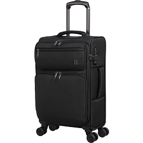 Air håndbagagetrolley 8 hjul 53,5 cm - sort