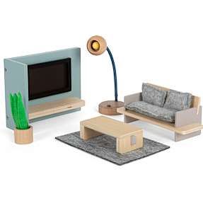 Dukkehus møbler til stue<BR>