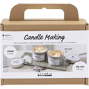 Creotime mini DIY kit lysstøbning - soyalys