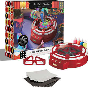 FAO Schwarz Spiralkunst maskine med 3D