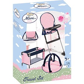 Mami baby 9-i-1 dukketilbehørssæt