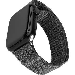 Fixed Nylon rem til Apple Watch - mørkegrå