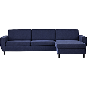 Urban 3D XL vendbar sofa med chaiselong - blå