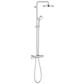 Grohe New Tempesta Cosmopolitan 210 brusesystem med termostat. Krom