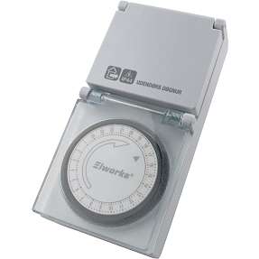 Mekanisk døgnur m. jordstik