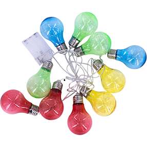 Lyskæde L:2,5 meter - Multifarvet