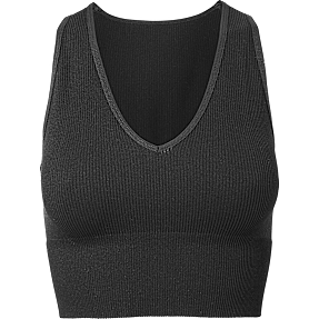 VRS dame træningstop str. XL/2XL - sort