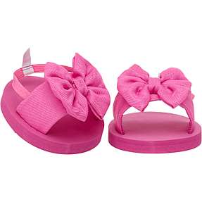 Build-A-Bear lyserøde sandaler