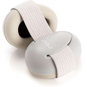 Høreværn til baby - grå