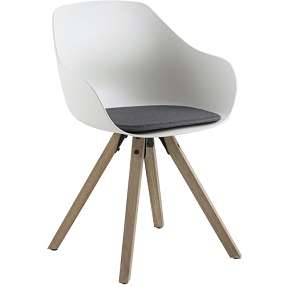 Tina spisebordsstol - hvid