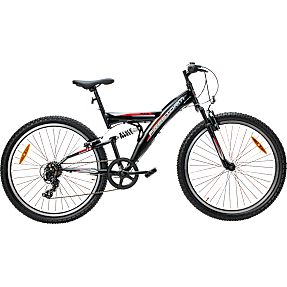 Puch firestorm børnecykel 7 gear 26" - sort/rød