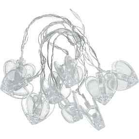 Lyskæde med LED-lys - flere varianter - assorteret