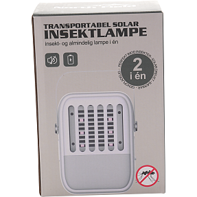 North Field transportabel solar insektlampe