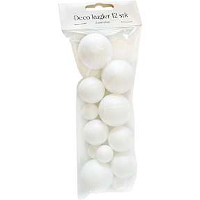 DIY dekorationskugler - 12 stk.