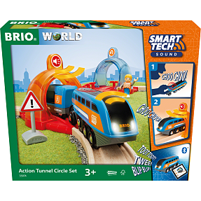 BRIO 33974 Smart Tech Sound Action Tunnel Cirkelsæt