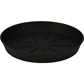 Plastik underfad - sort - Ø:24 cm