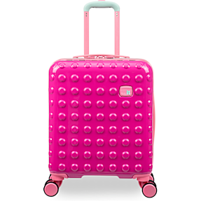 Bobble børnetrolley 8 hjul 37 cm - pink