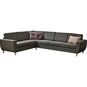 Rom Nordic vendbar hjørnesofa - grøn