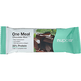 Måltidserstatningsbar m. chokolade og mint