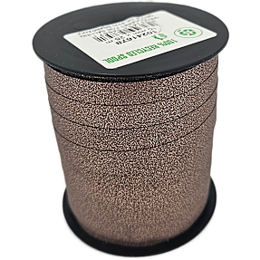 Gavebånd 10mm x 25 m - brun/glimmer