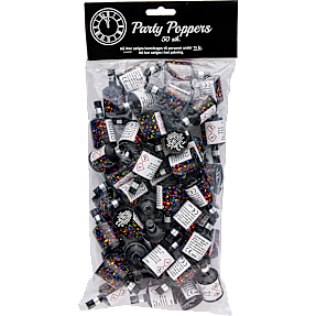Partypoppers 50-pak