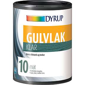 Dyrup gulvlak 0,75 liter - transparent