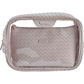 Toilettasker transparent og lyserød