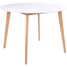 Palma spisebord - hvid