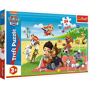 Paw Patrol puslespil 4i1 - 35, 48, 54 og 70 brikker
