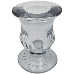 Lysestage H: 6 cm - blå