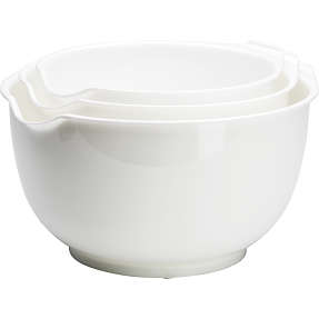 Røreskåle sæt i 3 str. - hvid