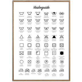 Vaskeguide - 70x100 cm
