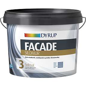 Dyrup facade silomur 9 liter - hvid