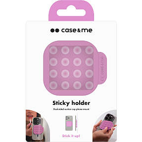 Case&me sugekop til mobil - pink