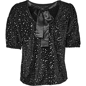 VRS dame top str. XL - sort