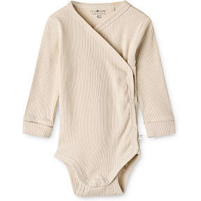 Tiny One baby body str. 62 - råhvid