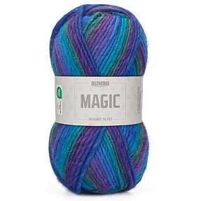 Bumbo Magic Uldgarn - Blå, Turkis, Grøn, Lilla 905