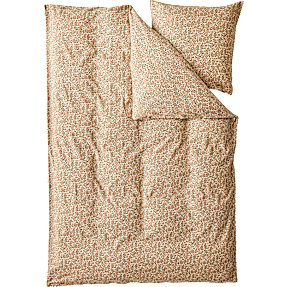 Salling flonel sengetøj 140x200 cm - rosa blomst