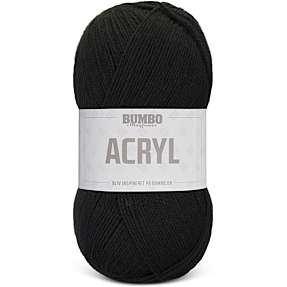 BUMBO Akrylgarn - Sort 013