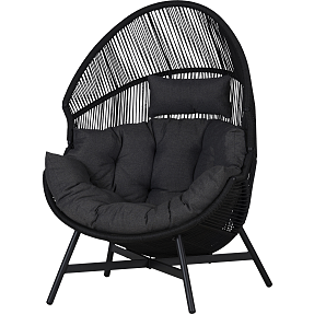 Palma loungestol - sort