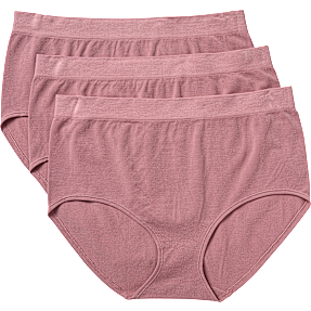 Marathon dame 3-pak maxi trusser str. L - rosa