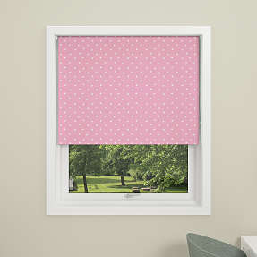 DEBEL Star rullegardin 80 x 175 cm - lyserød