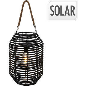 Emma solar lanterne - sort
