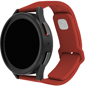 Fixed Silicon Sporty Strap silikonerem til Smartwatch - rød