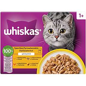 Vådfoder i gelé m. and, kylling, kalkun og fjerkræ