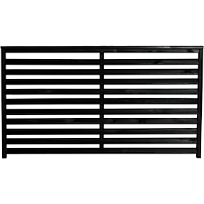 Nordic Fence Nova hegn - sort grundmalet