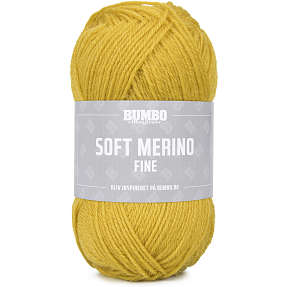 BUMBO Soft Merino Fine Uldgarn - Karrygul 1123