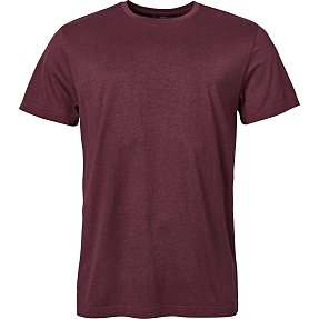 VRS herre T-shirt str. L - mørkerød