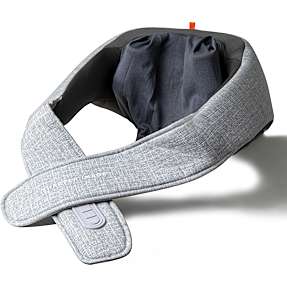 Sharper Image trådløst massageapparat med varme til nakke og ryg