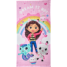 Gabbys Dollhouse håndklæde - 70x140 cm